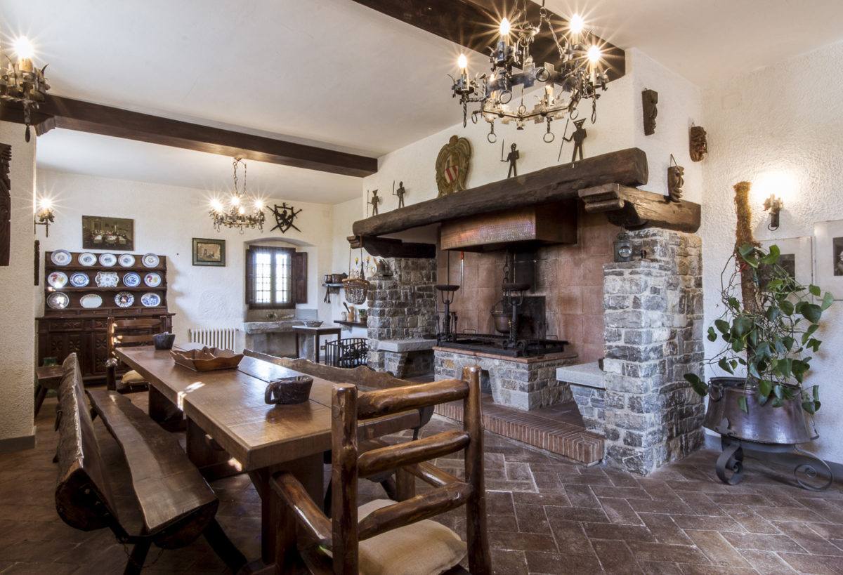 48 rustic fire place